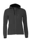 Clique Classic Hoody Full Zip Ladies, Antracit Melange - Clique Vaatteet - 021045-955 - 1