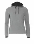 Clique Classic Hoody Ladies, meleerattu harmaa - Clique Vaatteet - 021042-95 - 1