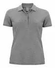 Clique Classic OC Polo Women, Meleerattu Harmaa - Clique Vaatteet - 028265-95 - 1