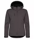 Clique Classic Softshell Hoody Lady, Dark grey - Clique Vaatteet - 0200917-945 - 1