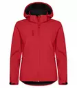 Clique Classic Softshell Hoody Lady, Red - Clique Vaatteet - 0200917-35 - 1