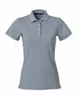 Clique Heavy Premium Polo Ladies, meleerattu harmaa - Clique Vaatteet - 028261-95 - 1