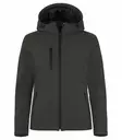 Clique Padded Hoody Softshell Lady, Dark Grey - Clique Vaatteet - 020953-945 - 1