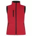 Clique Padded Softshell Vest Women, Punainen - Clique Vaatteet - 020959-35 - 1