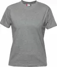 Clique Premium-T Ladies, meleerattu harmaa - Clique Vaatteet - 029341-95 - 1