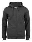 Clique Premium OC Hoody Full Zip, meleerattu antrasiitti - Clique Vaatteet - 021004-955 - 1