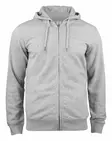 Clique Premium OC Hoody Full Zip, meleerattu harmaa - Clique Vaatteet - 021004-95 - 1