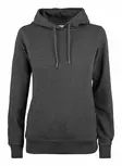 Clique Premium OC Hoody Ladies, meleerattu antrasiitti - Clique Vaatteet - 021003-955 - 1