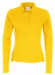 Cottover Pique Long Sleeve Lady, Keltainen - Kaikki Profiilivaatemerkit - 141017-255 - 1