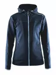 Craft Leisure Full Zip Hood W, Dk Navy - Craft Vaatteet - 1901693-2395 - 1