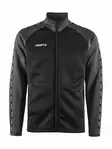 Craft Squad 2.0 Full Zip M, Black/granite - Craft Vaatteet - 1912728-999985 - 1