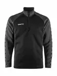 Craft Squad 2.0 Half Zip M, Black/granite - Craft Vaatteet - 1912731-999985 - 1