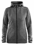 Leisure Full Zip Hood W, Dark Grey Melange - Craft Vaatteet - 1901693-2975 - 1