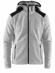 Noble hood jacket M, Grey Melange/Asphalt - Craft Vaatteet - 1906282-950995 - 1