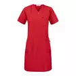 Smila 77860 Cajsa v-dress w, red - Smila Työvaatteet - 77860-65 - 1