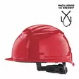 Milwaukee Suojakypärä Bolt 100 Unvented Umpimalli, Punainen - Suojakypärät - 4932498735 - 1