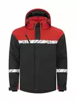 ProJob 7413 Topattu Softshell-takki, Black/Red - Projob Työtakit - 647413-9935 - 1
