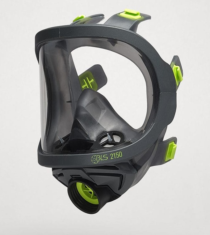 BLS 2150 Kokonaamari polykarbonaattivisiirillä - BLS hengityksensuojaimet - 8102015 - 1