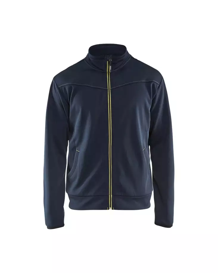 Blåkläder College vetoketjulla Tumma mariininsininen/keltainen - Blåkläder Työvaatteet - 336225268635 - 1