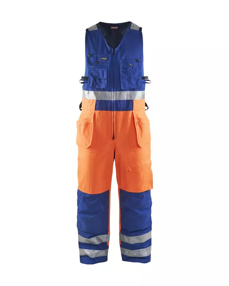 Blåkläder Highvis talviavohaalari Huomio oranssi/Keskisininen - Blåkläder Huomiotyövaatteet - 850419775385 - 1