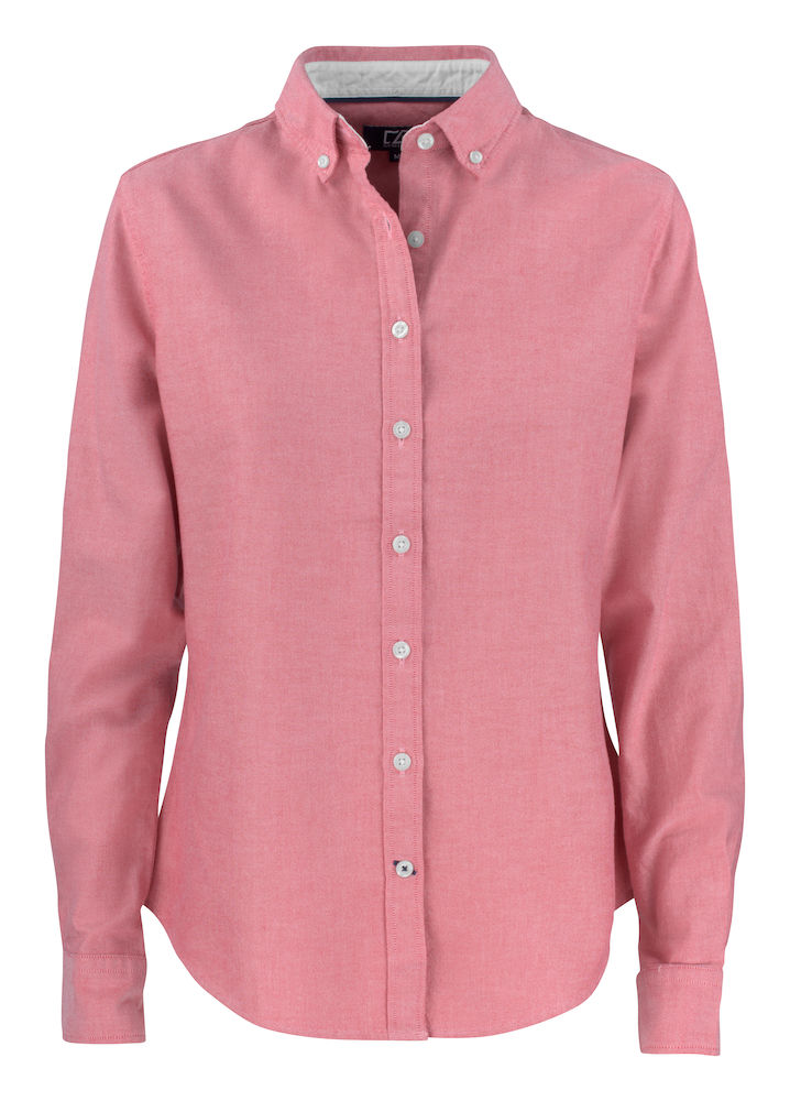 C&B Belfair Oxford Shirt Ladies', Punainen - Cutter & Buck Vaatteet - 352401-35 - 1