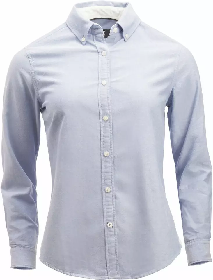 C&B Belfair Oxford Shirt Ladies', Ranskansininen - Cutter & Buck Vaatteet - 352401-505 - 1