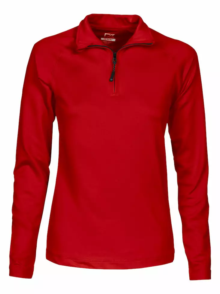 C&B Coos Bay Half Zip Ladies, punainen - Cutter & Buck Vaatteet - 358401-35 - 1