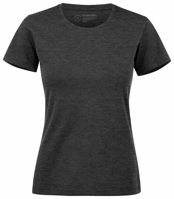 C&B Manzanita Roundneck Ladies, Anthracite Melange - Cutter & Buck Vaatteet - 353409-955 - 1