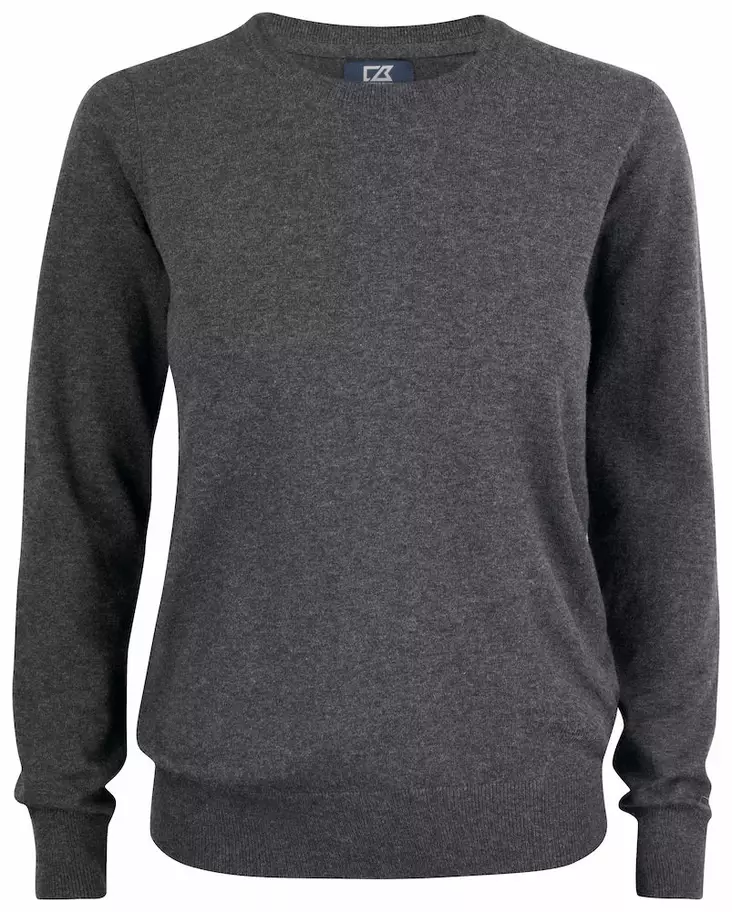 C&B Oakville Crewneck Ladies, Anthracite melange - Cutter & Buck Vaatteet - 355417-955 - 1