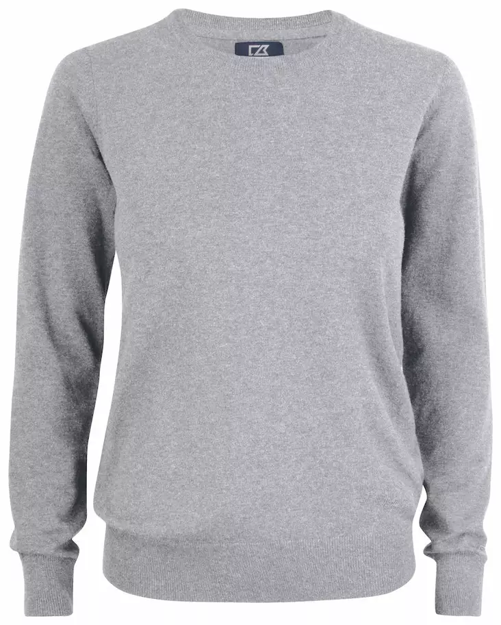 C&B Oakville Crewneck Ladies, Grey Melange - Cutter & Buck Vaatteet - 355417-95 - 1