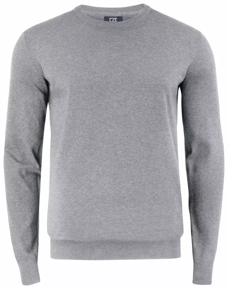 C&B Oakville Crewneck Men, Grey Melange - Cutter & Buck Vaatteet - 355416-95 - 1