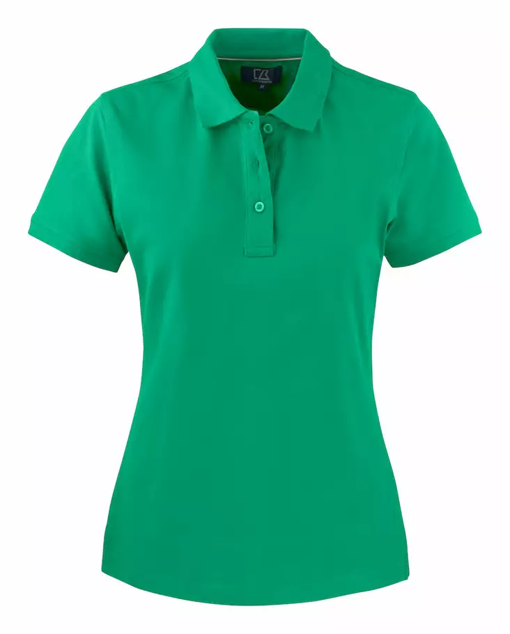 C&B Rimrock Cotton Polo Ladies, Vihreä - Cutter & Buck Vaatteet - 354411-65 - 1