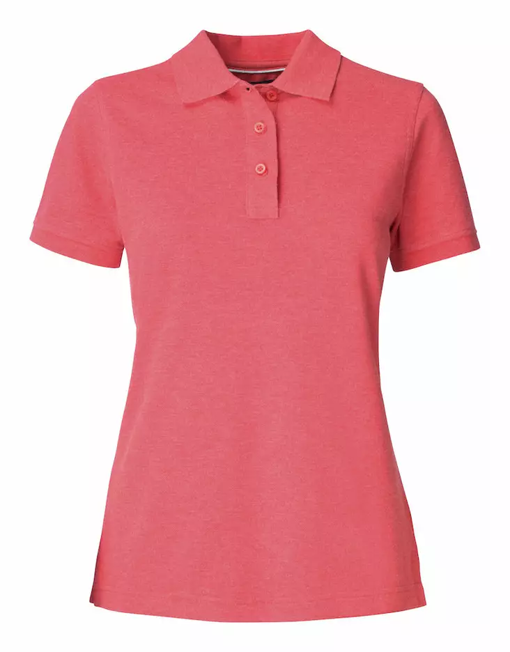C&B Rimrock Cotton Polo Ladies, meleerattu punainen - Cutter & Buck Vaatteet - 354411-365 - 1