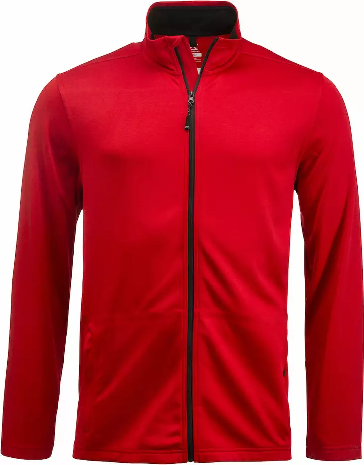 C&B Twin Lakes Full Zip Men´s, Meleerattu punainen - Cutter & Buck Vaatteet - 358402-365 - 1