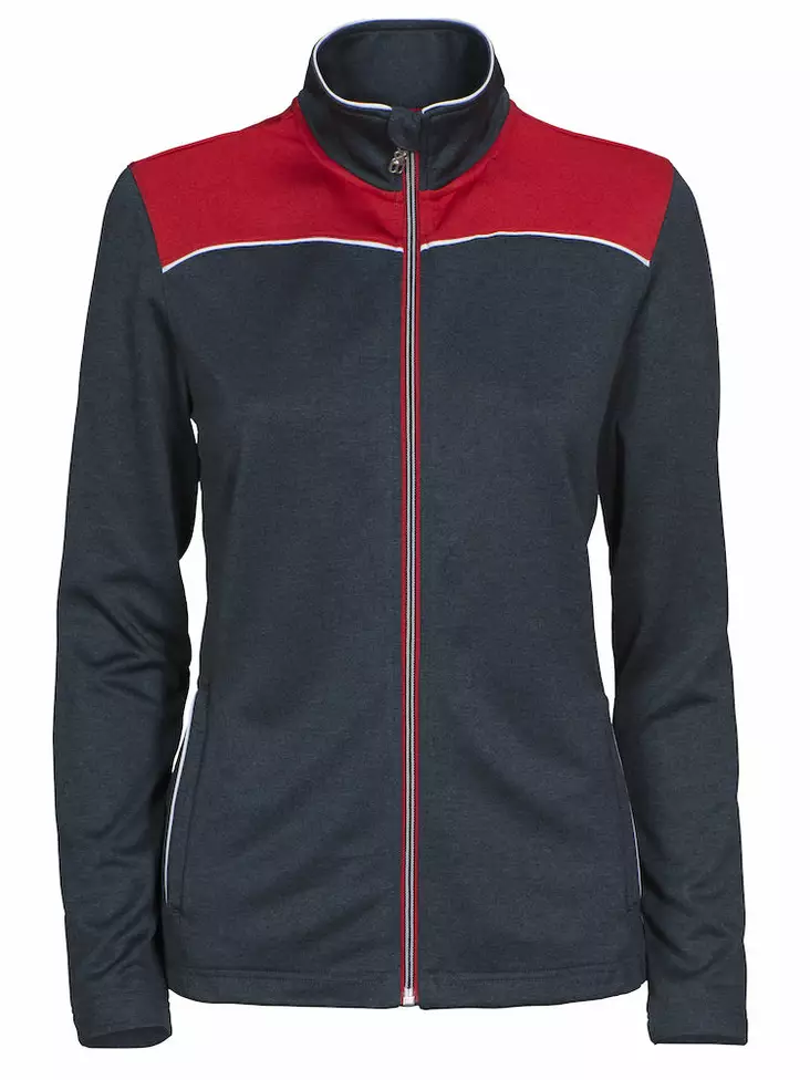 C&B Winthrop Performance Full Zip Ladies, meleerattu antrasiitti - Cutter & Buck Vaatteet - 358405-955 - 1