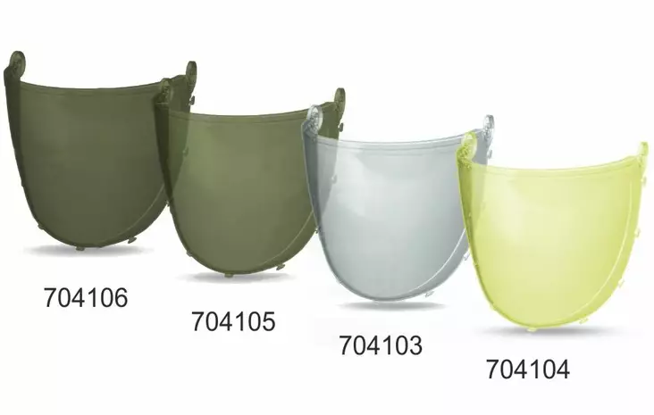 CleanAIR Varavisiiri CA-40G Keltainen - Clean Air hengityksensuojaimet - 805300705 - 1