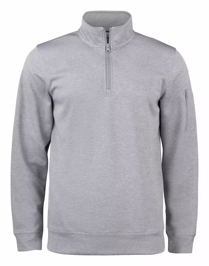 Clique Basic Active Half Zip, meleerattu harmaa - Clique Vaatteet - 021013-95 - 1