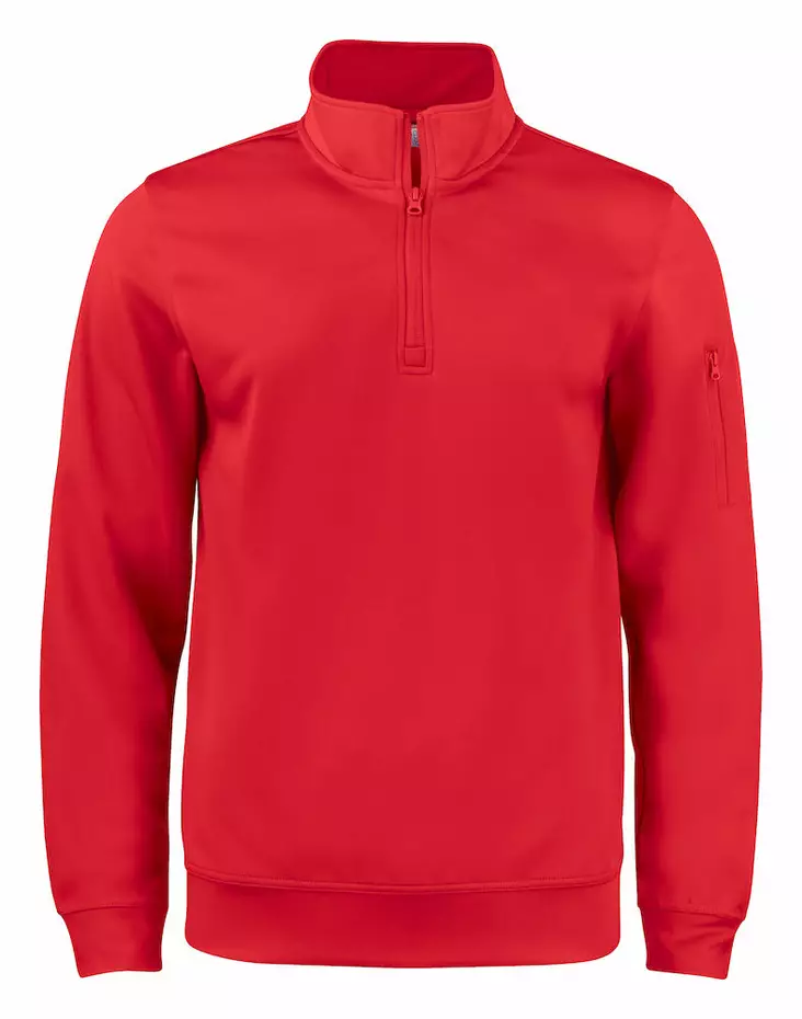 Clique Basic Active Half Zip, punainen - Clique Vaatteet - 021013-35 - 1