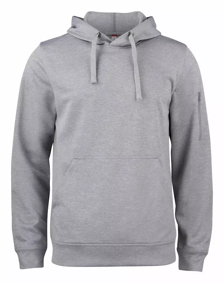 Clique Basic Active Hoody, meleerattu harmaa - Clique Vaatteet - 021011-95 - 1