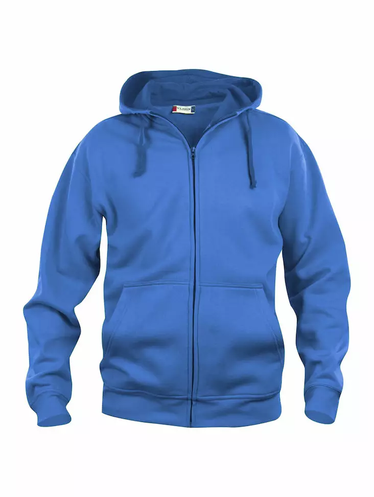 Clique Basic Hoody Full zip, keskisininen - Clique Vaatteet - 021034-55 - 1