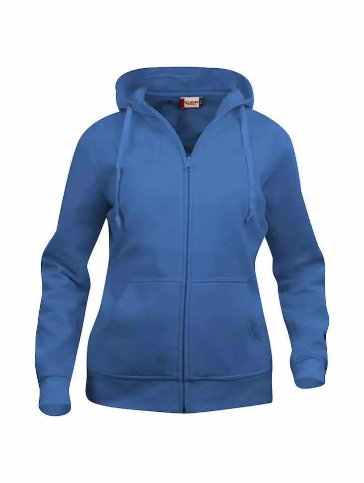 Clique Basic Hoody Full zip ladies, keskisininen - Clique Vaatteet - 021035-55 - 1