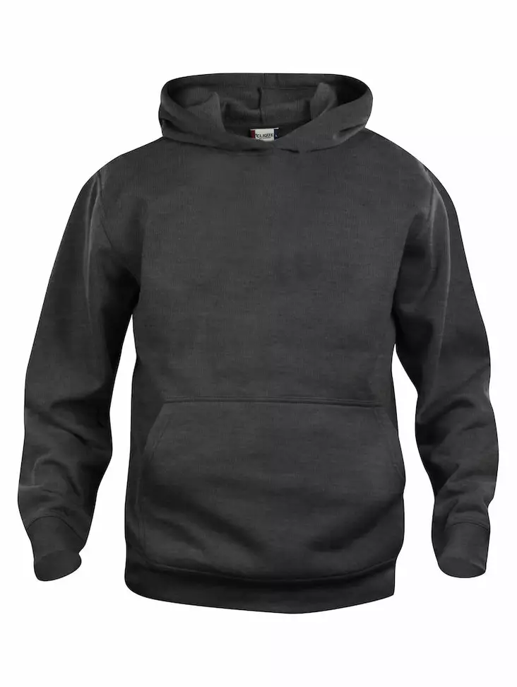 Clique Basic Hoody Junior, antracit melange - Clique Vaatteet - 021021-955 - 1