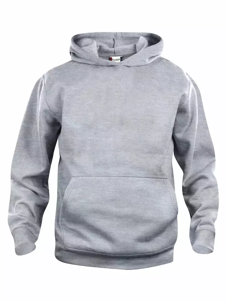 Clique Basic Hoody Junior, meleerattu harmaa - Clique Vaatteet - 021021-95 - 1