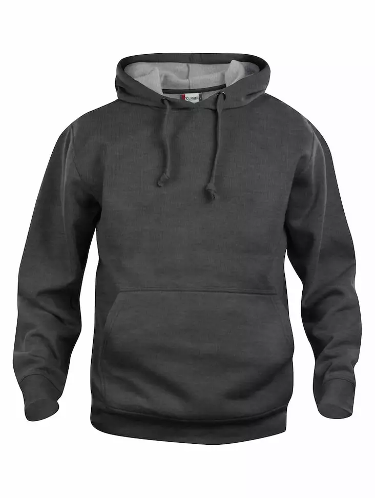 Clique Basic Hoody, antracit melange - Clique Vaatteet - 021031-955 - 1