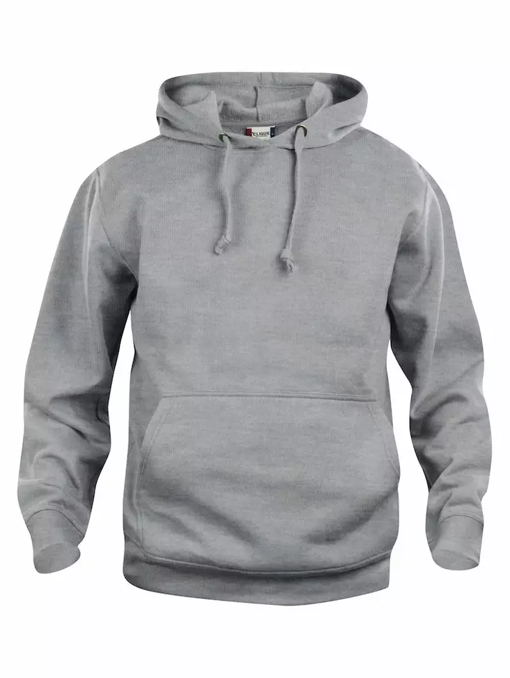 Clique Basic Hoody, meleerattu harmaa - Clique Vaatteet - 021031-95 - 1