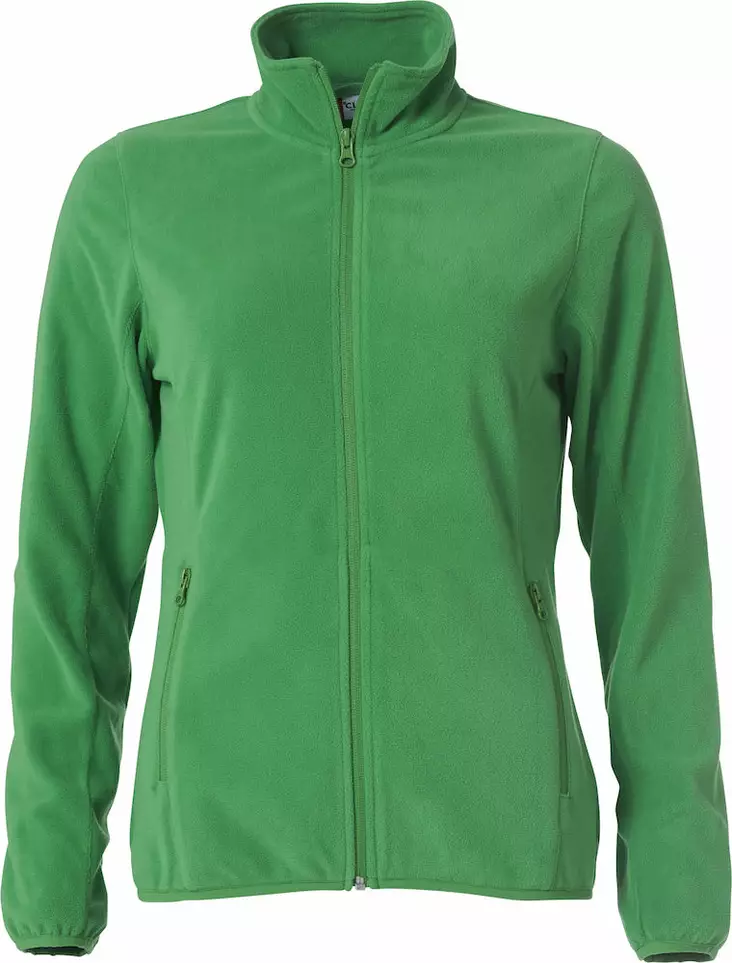 Clique Basic Micro Fleece Jacket Ladies, omenan vihreä - Clique Vaatteet - 023915-605 - 1