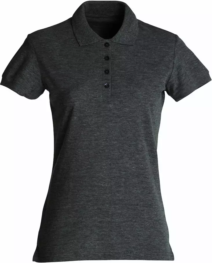 Clique Basic Polo Ladies, meleerattu antrasiitti - Clique Vaatteet - 028231-955 - 1