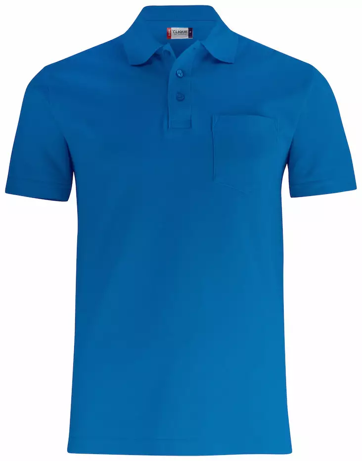 Clique Basic Polo Pocket, keskisininen - Clique Vaatteet - 028255-55 - 1