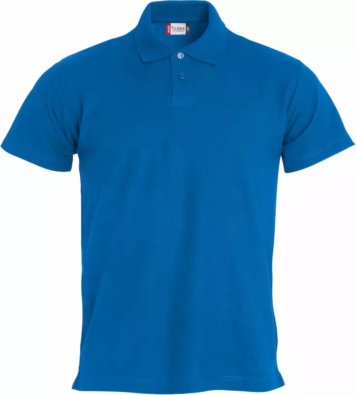 Clique Basic Polo S/S Junior, keskisininen - Clique Vaatteet - 028232-55 - 1