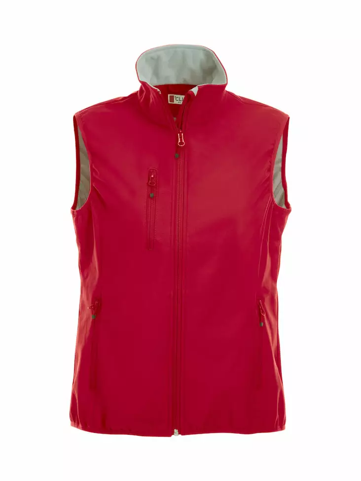 Clique Basic Softshell Vest Ladies, punainen - Clique Vaatteet - 020916-35 - 1